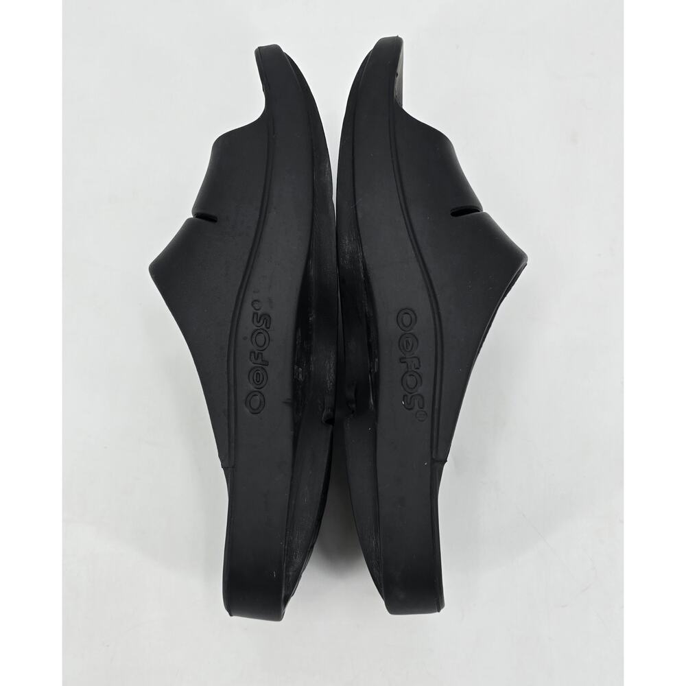 OOFOS OOahh Recovery Slide Sandals Black Women’s 8 Men’s 6 Comfort Athleisure - Picture 7 of 8